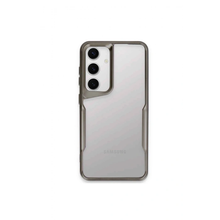 Mey İthalat®  Samsung Galaxy A24 4G Kılıf Boyi Silikon Kapak - Titan Gri