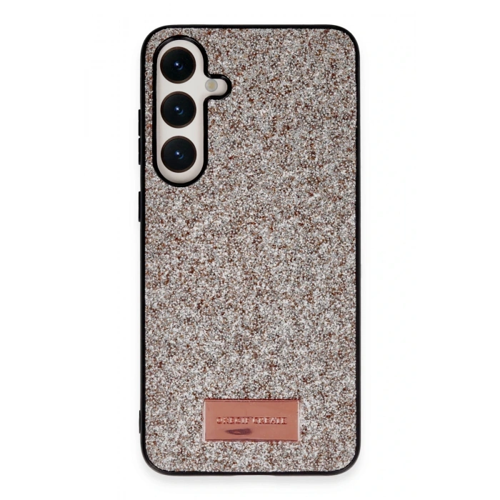 Mey İthalat®  Samsung Galaxy A25 5G Bright Simli Kapak - Gold