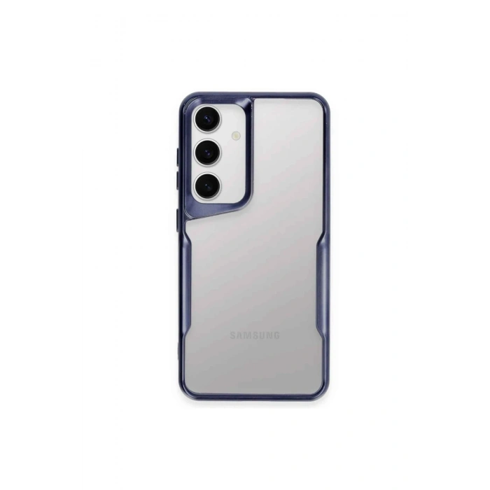 Mey İthalat®  Samsung Galaxy A25 5G Kılıf Boyi Silikon Kapak - Lacivert