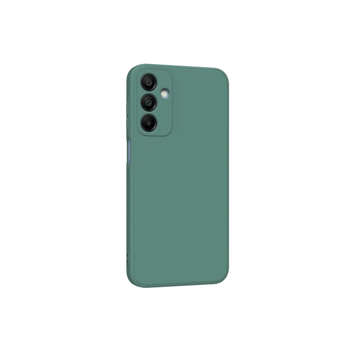 Mey İthalat®  Samsung Galaxy A25 5G Kılıf First Silikon - Koyu Yeşil