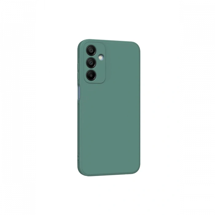 Mey İthalat®  Samsung Galaxy A25 5G Kılıf First Silikon - Koyu Yeşil