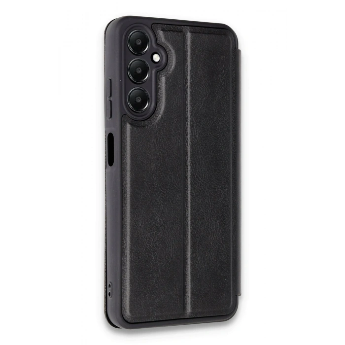 Mey İthalat®  Samsung Galaxy A25 5G Kılıf Flip Cover - Siyah