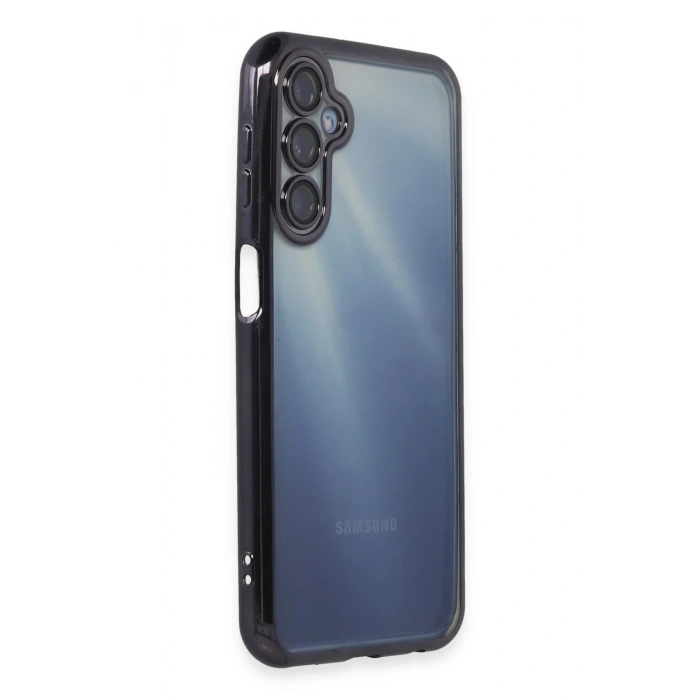 Mey İthalat®  Samsung Galaxy A25 5G Kılıf  Lensli Silikon - Mor