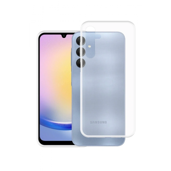 Mey İthalat®  Samsung Galaxy A25 5G Kılıf Lüx Şeffaf Silikon