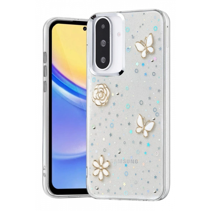 Mey İthalat®  Samsung Galaxy A26 Fiyonk Desenli Kapak - Desen 10