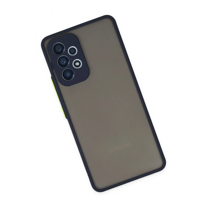 Mey İthalat®  Samsung Galaxy A33 5G Kılıf Montreal Silikon Kapak - Lacivert