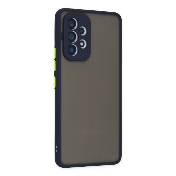 Mey İthalat®  Samsung Galaxy A33 5G Kılıf Montreal Silikon Kapak - Lacivert