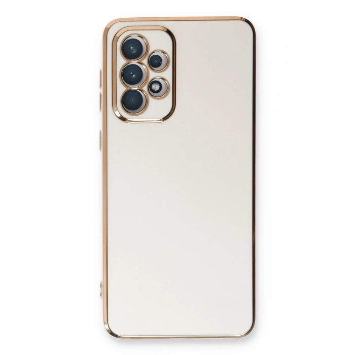 Mey İthalat®  Samsung Galaxy A33 5G Kılıf Volet Silikon - Beyaz