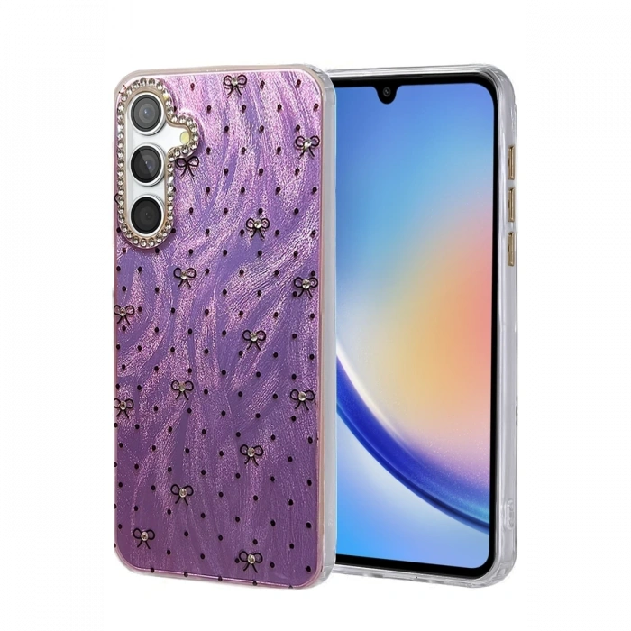 Mey İthalat®  Samsung Galaxy A34 5G Kılıf Blade Aynalı Desenli Kapak - Desen 2
