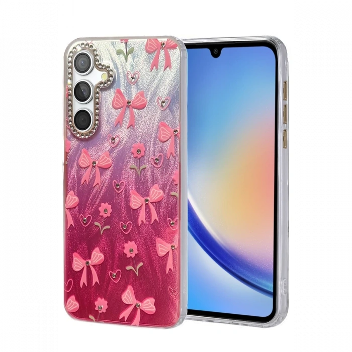 Mey İthalat®  Samsung Galaxy A34 5G Kılıf Blade Aynalı Desenli Kapak - Desen 3