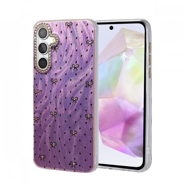 Mey İthalat®  Samsung Galaxy A35 5G Kılıf Blade Aynalı Desenli Kapak - Desen 2