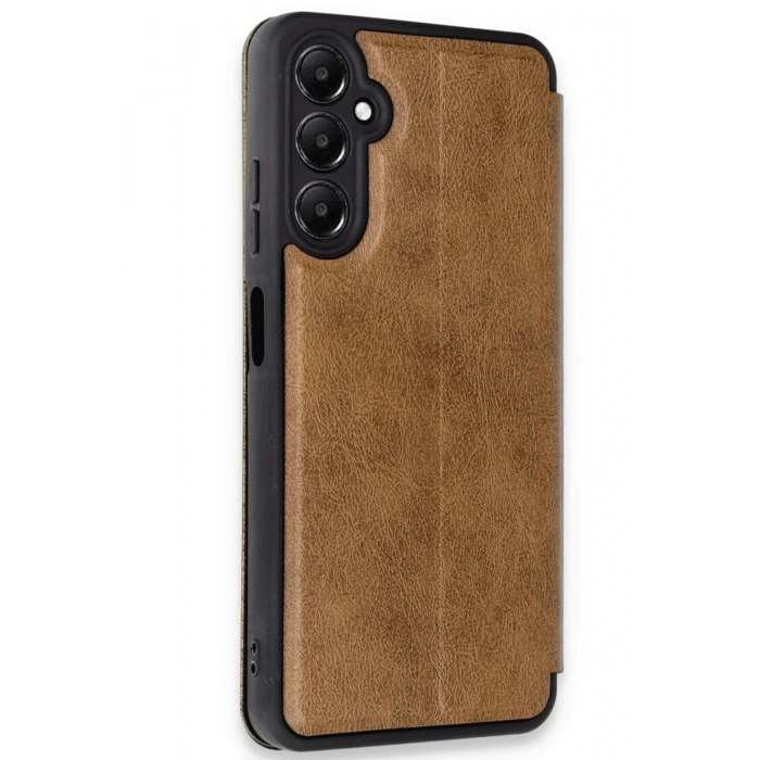 Mey İthalat®  Samsung Galaxy A35 5G Kılıf Flip Cover - Taba