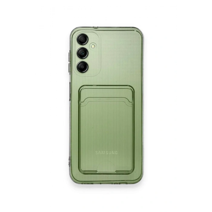Mey İthalat®  Samsung Galaxy A35 5G Kılıf Kart Şeffaf Silikon - Şeffaf