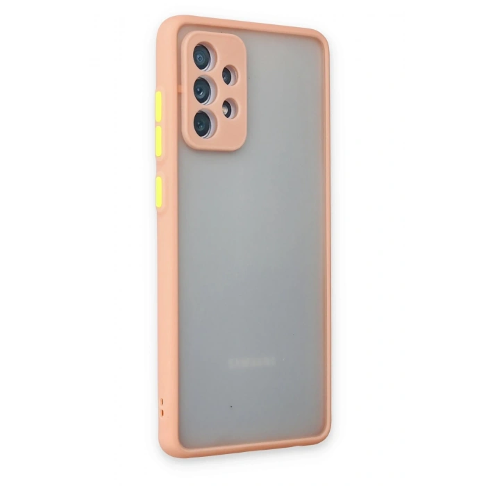 Mey İthalat®  Samsung Galaxy A52 Kılıf Montreal Silikon Kapak - Pembe