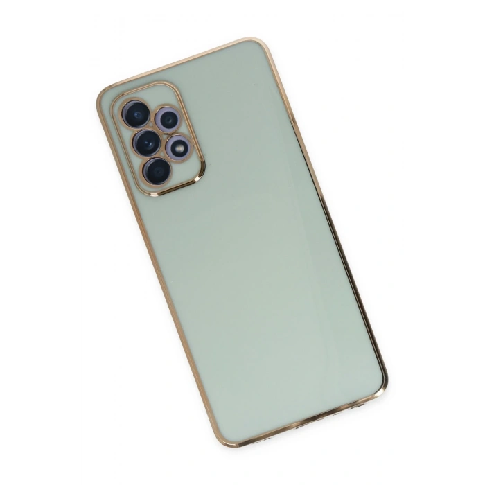 Mey İthalat®  Samsung Galaxy A52 Kılıf Volet Silikon - Açık Yeşil