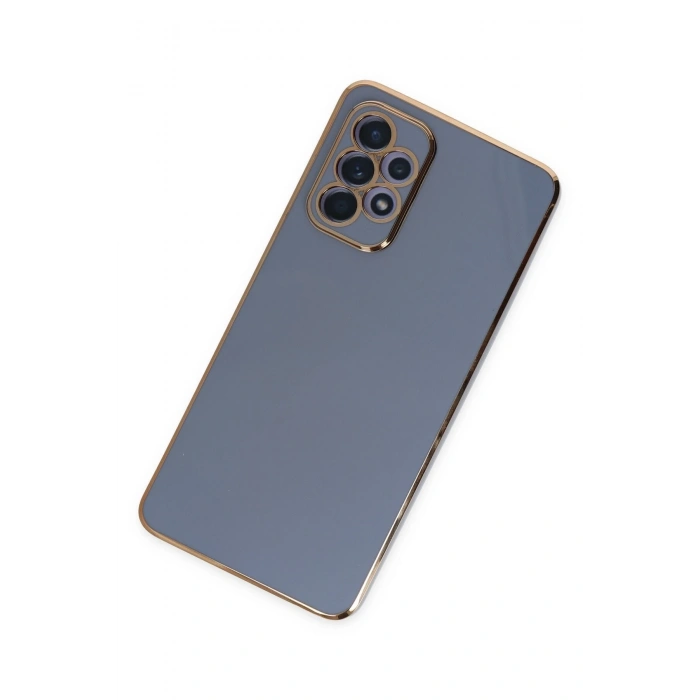 Mey İthalat®  Samsung Galaxy A52 Kılıf Volet Silikon - Mavi