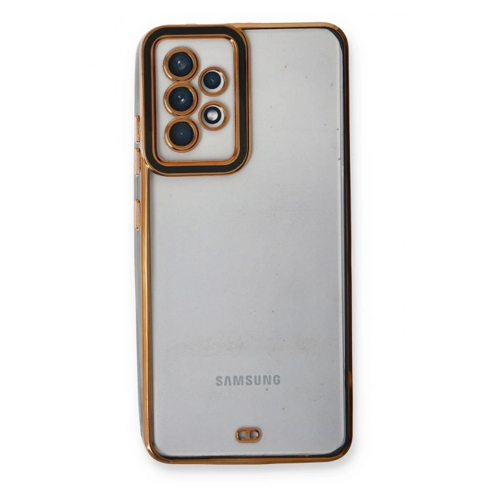 Mey İthalat®  Samsung Galaxy A53 5G Kılıf Liva Lens Silikon - Siyah