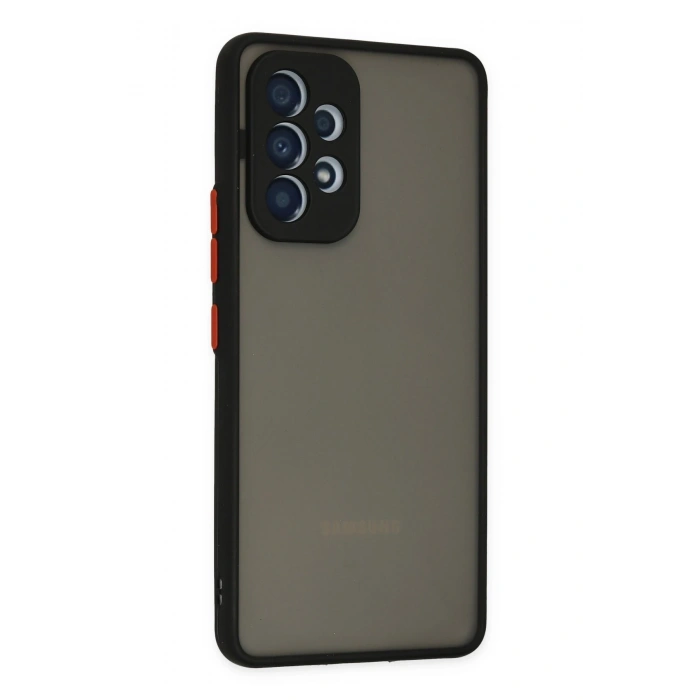 Mey İthalat®  Samsung Galaxy A53 5G Kılıf Montreal Silikon Kapak - Siyah