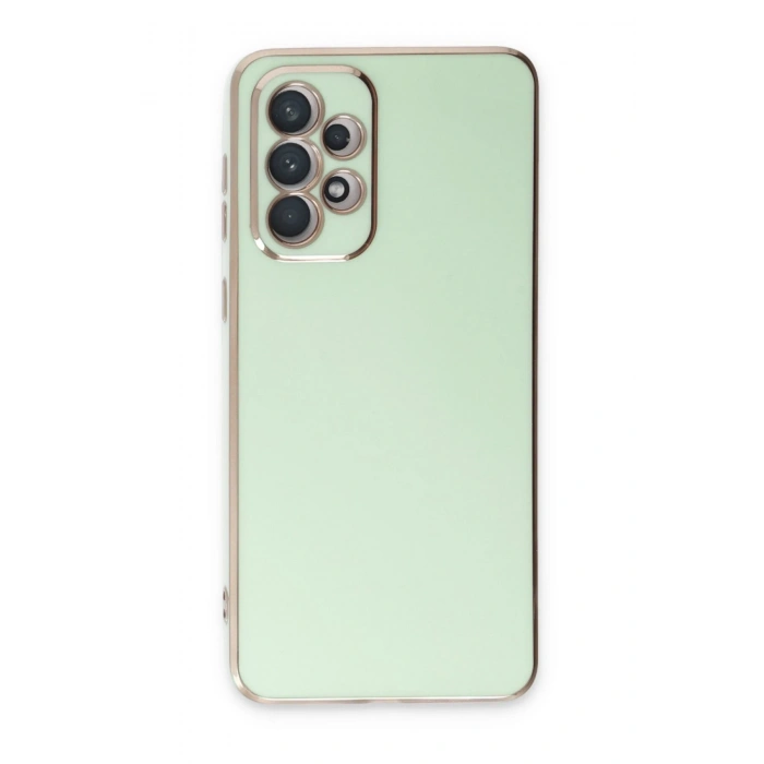 Mey İthalat®  Samsung Galaxy A53 5G Kılıf Volet Silikon - Açık Yeşil