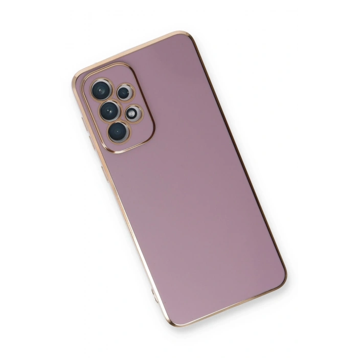 Mey İthalat®  Samsung Galaxy A53 5G Kılıf Volet Silikon - Mor