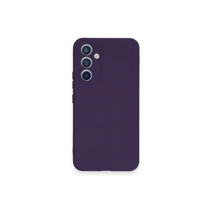 Mey İthalat®  Samsung Galaxy A54 5G Kılıf Nano içi Kadife Silikon - Mor