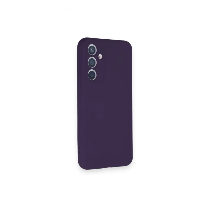 Mey İthalat®  Samsung Galaxy A54 5G Kılıf Nano içi Kadife Silikon - Mor