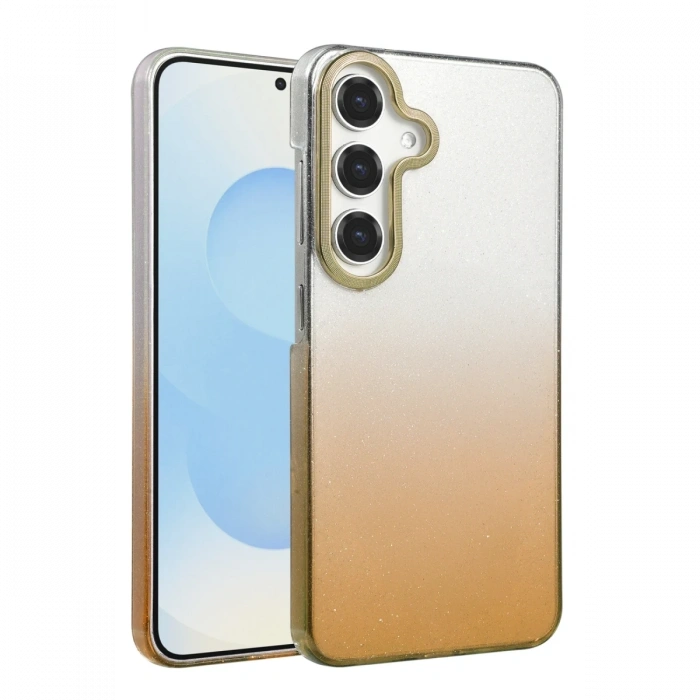 Mey İthalat®  Samsung Galaxy A55 5G Glossy Kapak - Çöl Titanyum