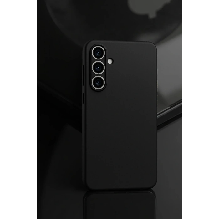 Mey İthalat®  Samsung Galaxy A55 5G Kılıf First Silikon - Siyah