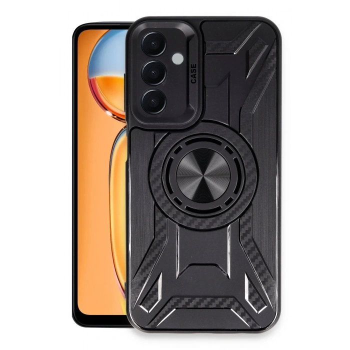 Mey İthalat®  Samsung Galaxy A55 5G Kılıf Lincoln Silikon - Siyah