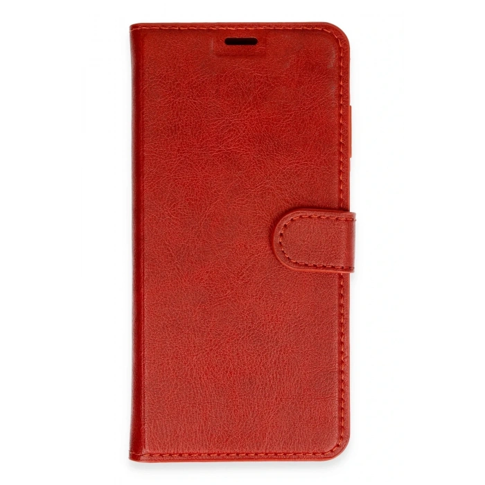 Mey İthalat®  Samsung Galaxy A55 5G Kılıf Trend S Plus Kapaklı Kılıf - Kırmızı