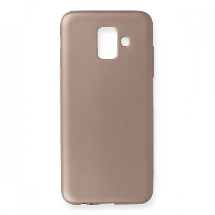 Mey İthalat®  Samsung Galaxy A6 2018 Kılıf First Silikon - Rose Gold