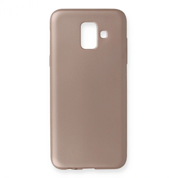 Mey İthalat®  Samsung Galaxy A6 2018 Kılıf First Silikon - Rose Gold