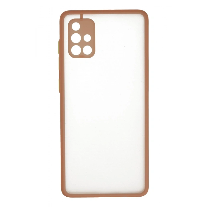 Mey İthalat®  Samsung Galaxy A71 Kılıf Montreal Silikon Kapak - Pembe