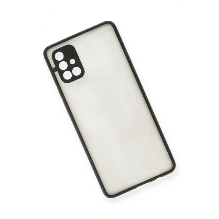 Mey İthalat®  Samsung Galaxy A71 Kılıf Montreal Silikon Kapak - Siyah