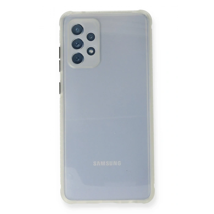 Mey İthalat®  Samsung Galaxy A72 Kılıf Miami Şeffaf Silikon - Şeffaf