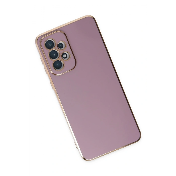 Mey İthalat®  Samsung Galaxy A73 5G Kılıf Volet Silikon - Mor