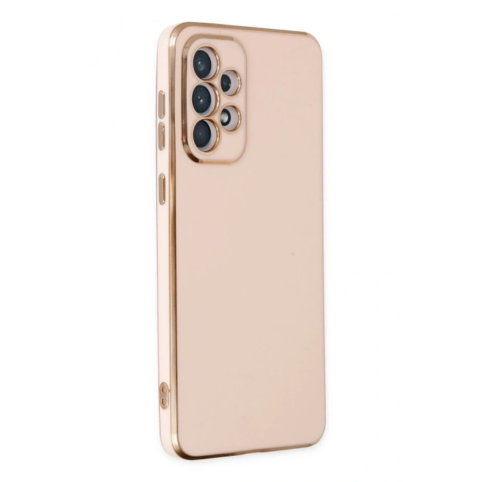 Mey İthalat®  Samsung Galaxy A73 5G Kılıf Volet Silikon - Pembe