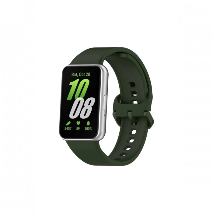 Mey İthalat®  Samsung Galaxy Fit 3 Klasik Kordon - Haki Yeşil