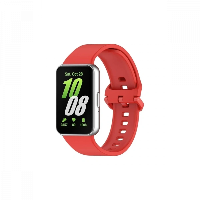 Mey İthalat®  Samsung Galaxy Fit 3 Klasik Kordon - Kırmızı