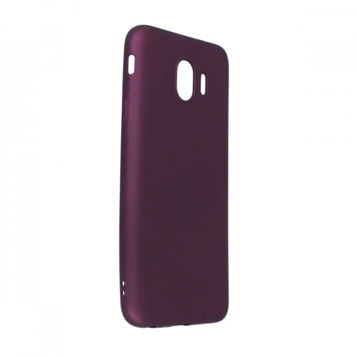 Mey İthalat®  Samsung Galaxy J4 Kılıf First Silikon - Mürdüm