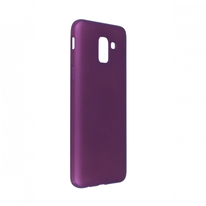 Mey İthalat®  Samsung Galaxy J6 Kılıf First Silikon - Mürdüm