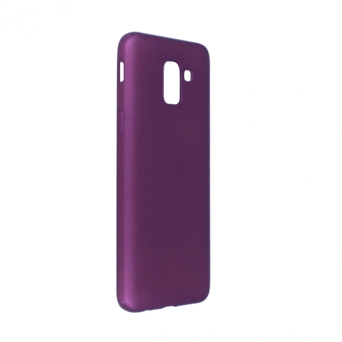 Mey İthalat®  Samsung Galaxy J6 Kılıf First Silikon - Mürdüm