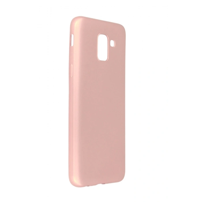 Mey İthalat®  Samsung Galaxy J6 Kılıf First Silikon - Rose Gold