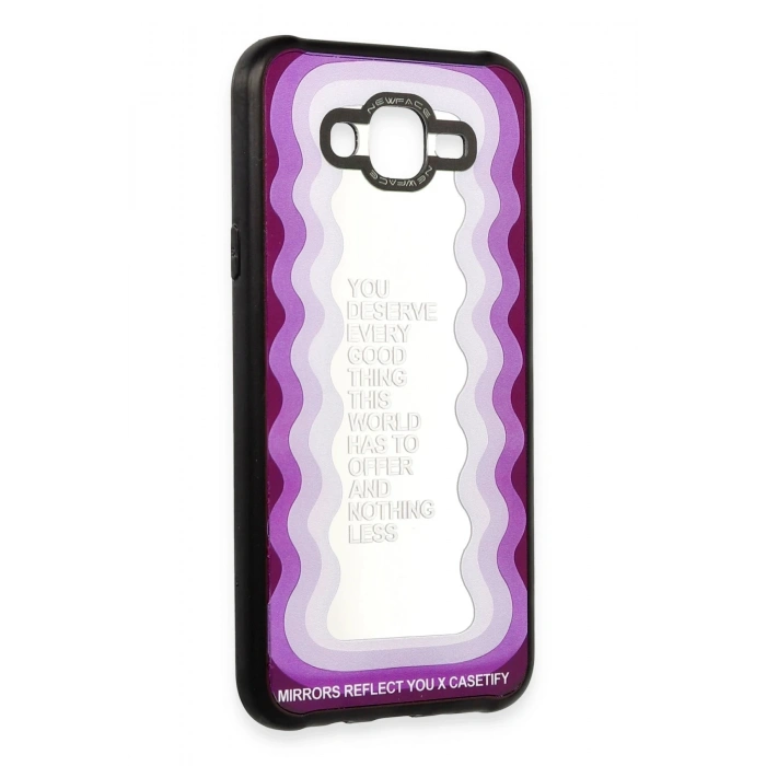 Mey İthalat®  Samsung Galaxy J7 Kılıf Mirror Desenli Kapak - Mirror - 5