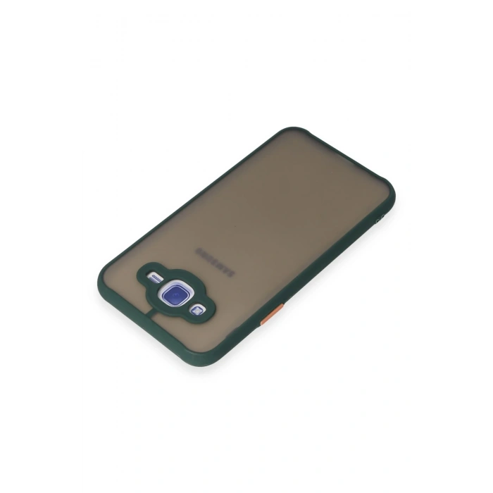 Mey İthalat®  Samsung Galaxy J7 Kılıf Montreal Silikon Kapak - Yeşil