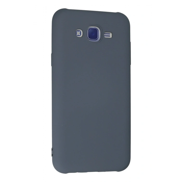 Mey İthalat®  Samsung Galaxy J7 Kılıf Nano içi Kadife Silikon - Gri