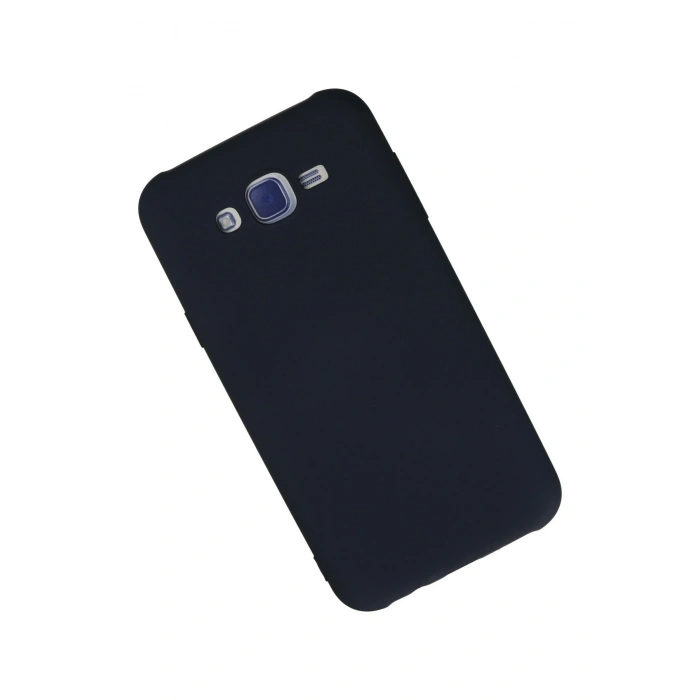 Mey İthalat®  Samsung Galaxy J7 Kılıf Nano içi Kadife Silikon - Lacivert