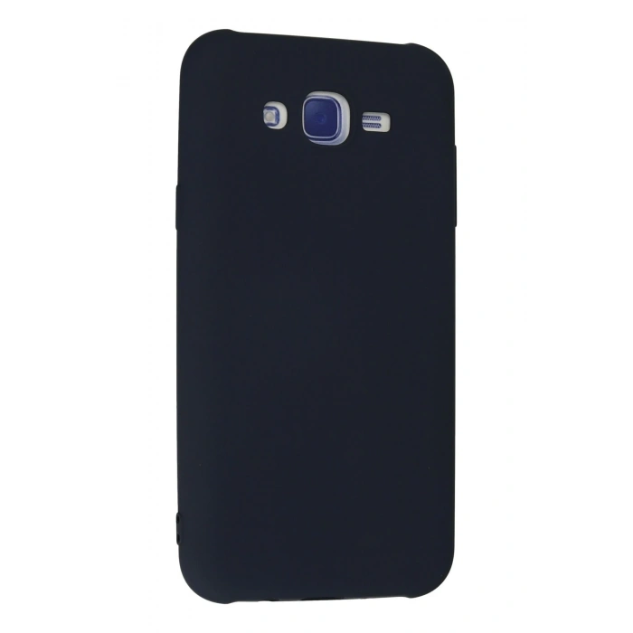 Mey İthalat®  Samsung Galaxy J7 Kılıf Nano içi Kadife Silikon - Lacivert