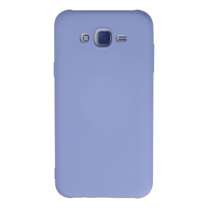 Mey İthalat®  Samsung Galaxy J7 Kılıf Nano içi Kadife Silikon - Lila