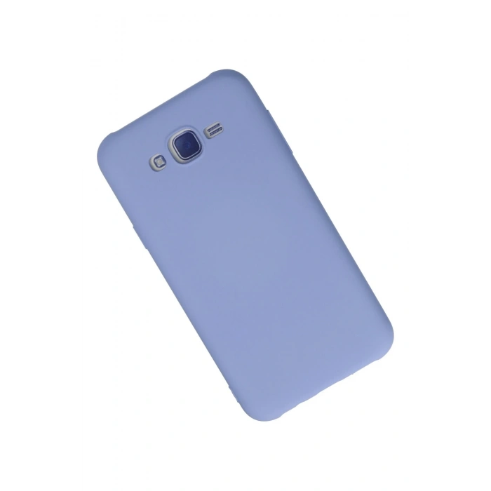 Mey İthalat®  Samsung Galaxy J7 Kılıf Nano içi Kadife Silikon - Lila